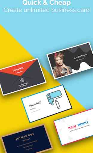 Digital Business Card Maker - Visiting Cards 2