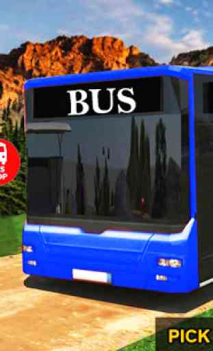 Drive Hill Coach Bus Simulator: Juego de autobús 1