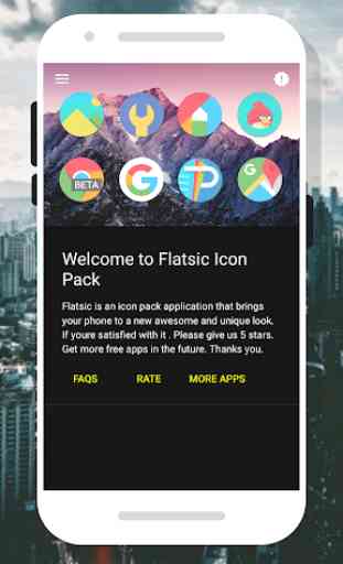 Flat Moon - Icon Pack 4