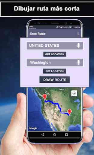 GPS en vivo Mapa satelital y navegación por voz 1
