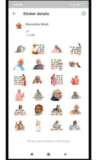 Indian Politics 2019 Election WA Sticker 2