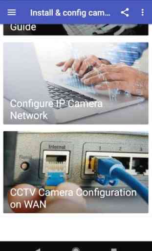 Install & config camera ip 3