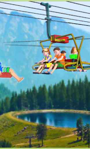 kids uphill chairlift adventure driving simulator 3