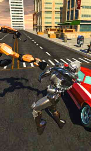 Police War Robot Superhero: juegos de robots volad 4