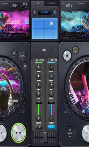 Professional Virtual DJ Music Mixer 3