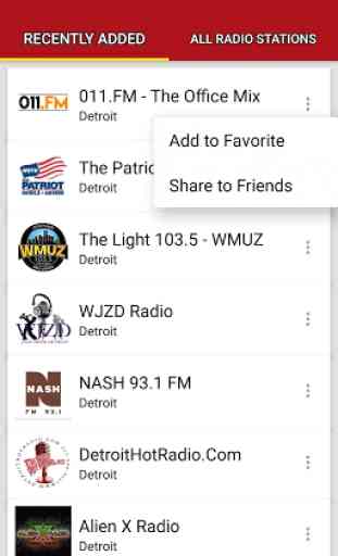 Radio Stations Detroit - Michigan, USA 2