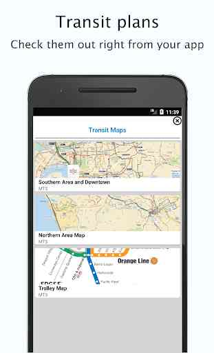 San Diego Transport: Offline MTS departures & maps 2