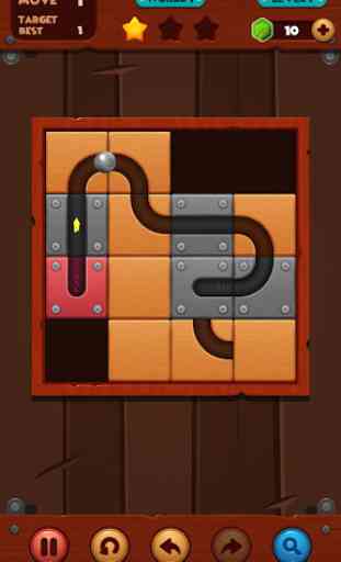 Slide Puzzle: Unblock the Rolling Ball 3