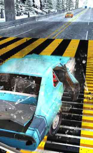 Speed ​​Bump Car Crash Simulator: Beam Damage 2