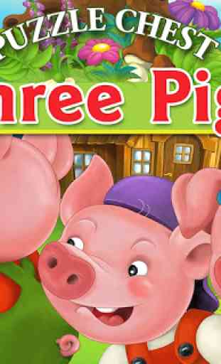 Three Pigs Jigsaw Puzzle Game 1