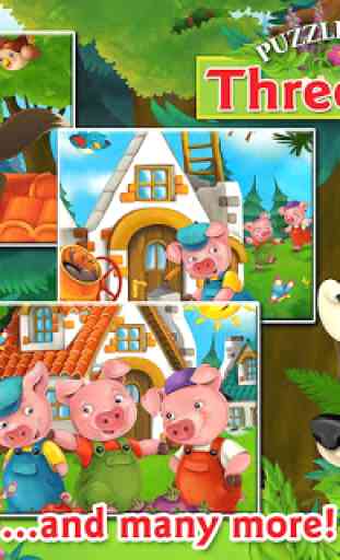 Three Pigs Jigsaw Puzzle Game 3