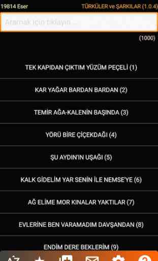 Türküler ve Şarkılar 1