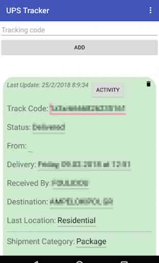 UPS Tracker 1