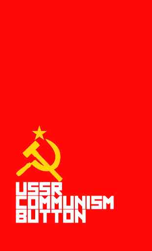 USSR Soviet Alert - Communism Button 1