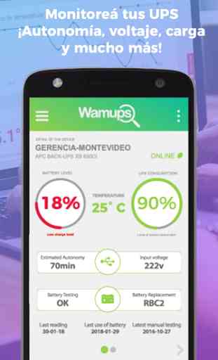 Wamups Monitoreo de UPS y sensores IoT 1