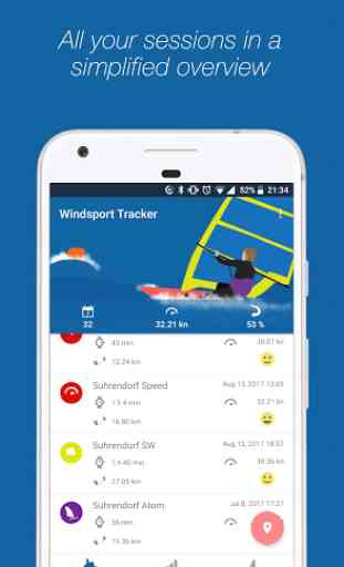 WindsportTracker - GPS, windsurf y kitesurf 1