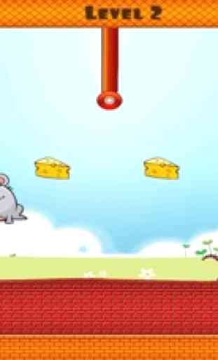 A Mouse And Cheese Puzzle Rope simple physics Free 4