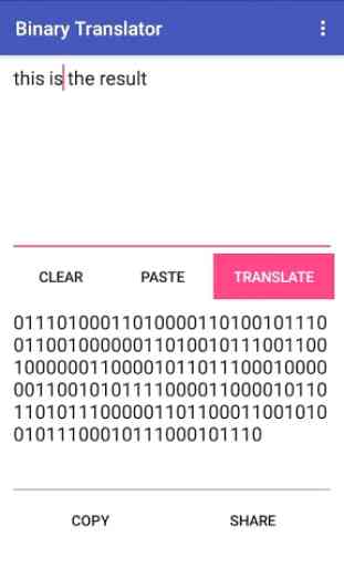 Binary Translator:Converter Text to Binary 1