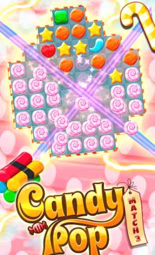 Candy Pop Charm - 2020 Match 3 Puzzle 2