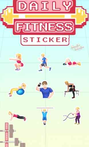 Cool Fitness Gym Emoji Sticker 2