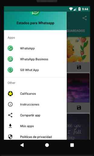 Estados para whatsapp - Guardar-descargar estados 1