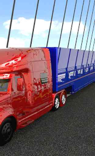 Euro Europa camión de conducción: transporte 3d 4
