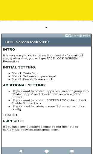 face screen lock 2019 1