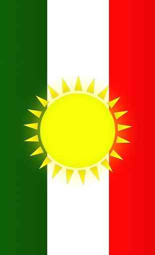 Fondos de pantalla de la bandera kurda 4