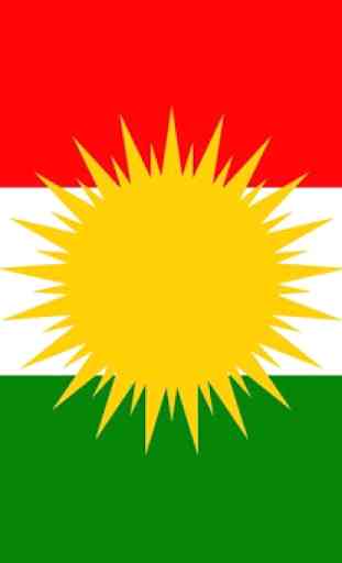 Fondos de pantalla de la bandera kurda 1