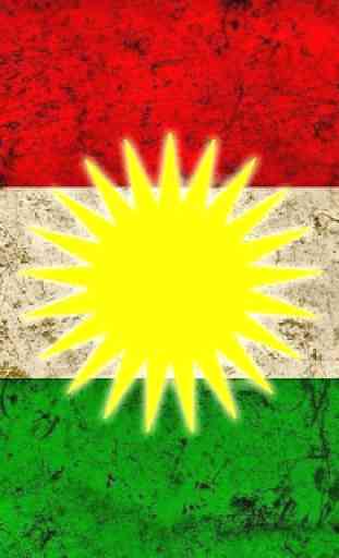 Fondos de pantalla de la bandera kurda 3