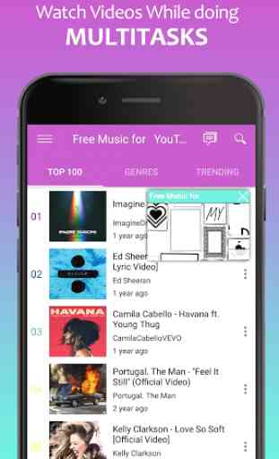 Free Music for Youtube-Music Player Popup 3