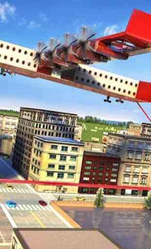 Futuristic Flying Train Simulator Taxi Train Games 1