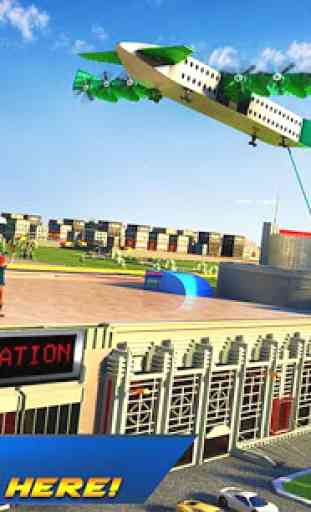 Futuristic Flying Train Simulator Taxi Train Games 4