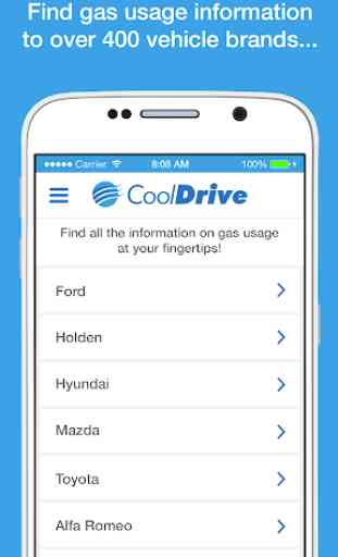 Gas Chart App - CoolDrive 1