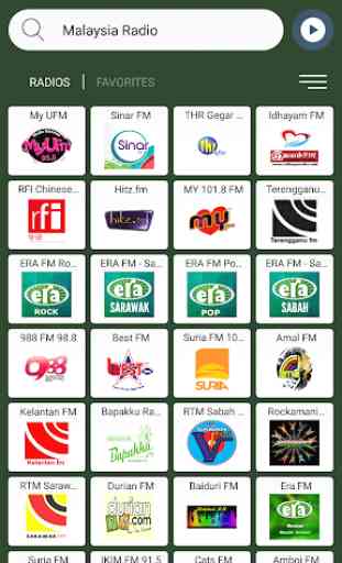 Malaysia Radio Stations Online 1