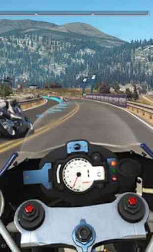 Motocicleta de tráfico 3D 2