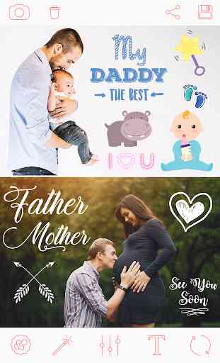 Pegatinas para bebés Baby Photo Stickers 3