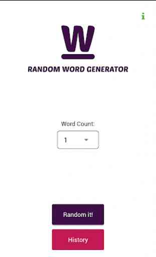 Random Word Generator 1