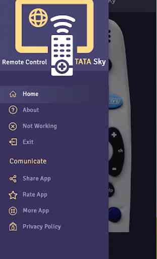 Remote Control For TATA Sky 4