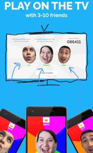 Selfie Games: Group TV Party Game (draw and guess) 1