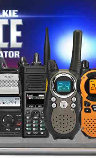 Simulador radio walkie-talkie la policía JOKE GAME 1