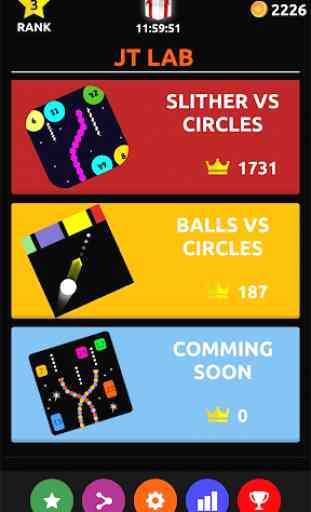 Slither vs Circles: All in One Arcade Games 1