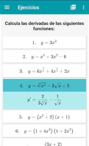 Tabla de derivadas 4