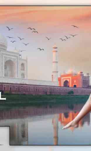 Taj Mahal Photo Frames : Taj Mahal Photo Editor 3