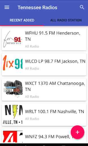 Tennessee All Radio Stations 1