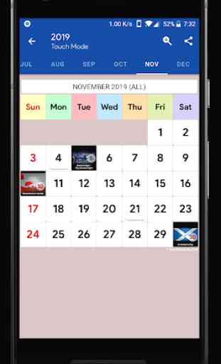 UK Calendar - Holiday & Note (Calendar 2020) 1