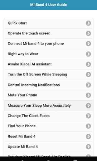 User Guide for Xiaomi Mi Band 4 1