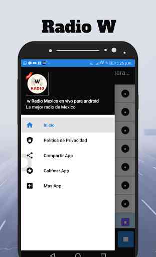 W Radio México en vivo para android 1