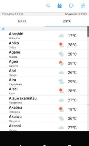 WeatherJapan Japan's weather forecast for tourists 3