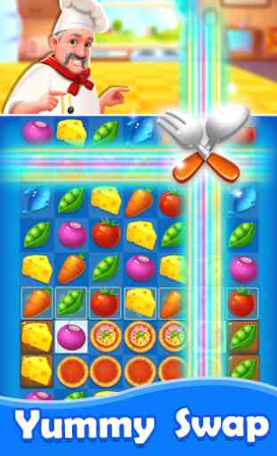 Yummy Swap - Chef Cooking & Match 3 Puzzle Game 3
